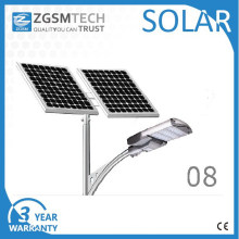 Tipo de luz de calle solar LED de 100W